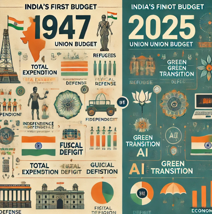 Key Details of India’s First Budget and Expectations for Union Budget 2025